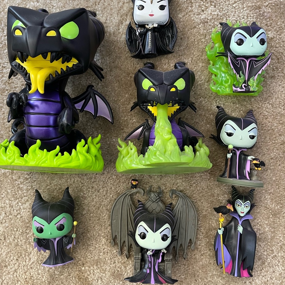 Disney Maleficent Funko Pop Lot Set